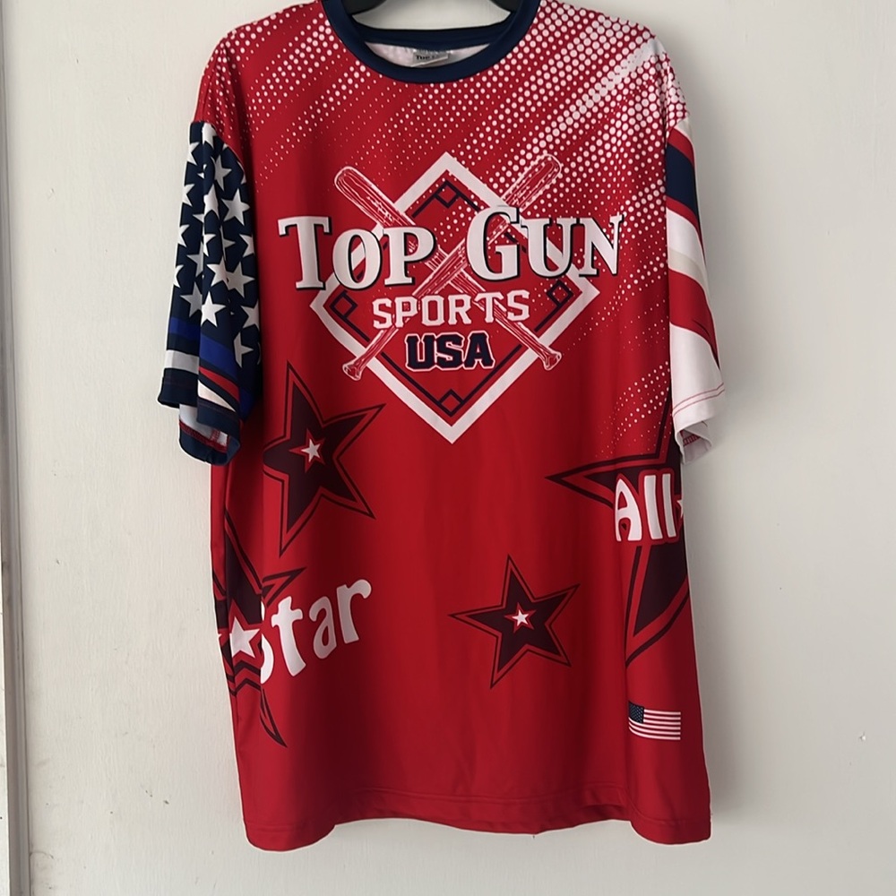 Top Gun-USA Sports All-Star / All-American fully sublimated T-Shirt Men’s XL